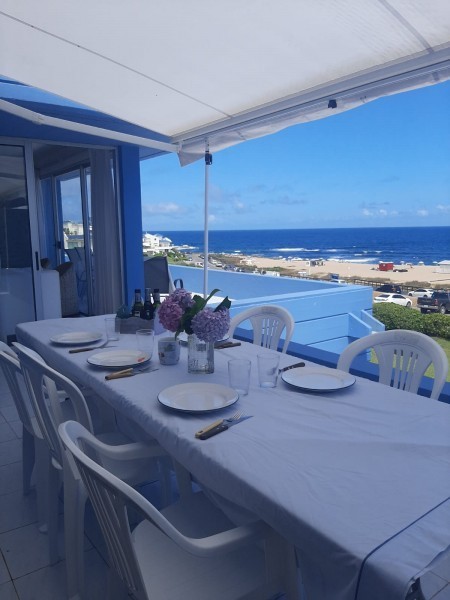 Departamento en alquiler en Manantiales primera linea.